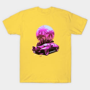 AE Purple Rerto Sunset T-Shirt